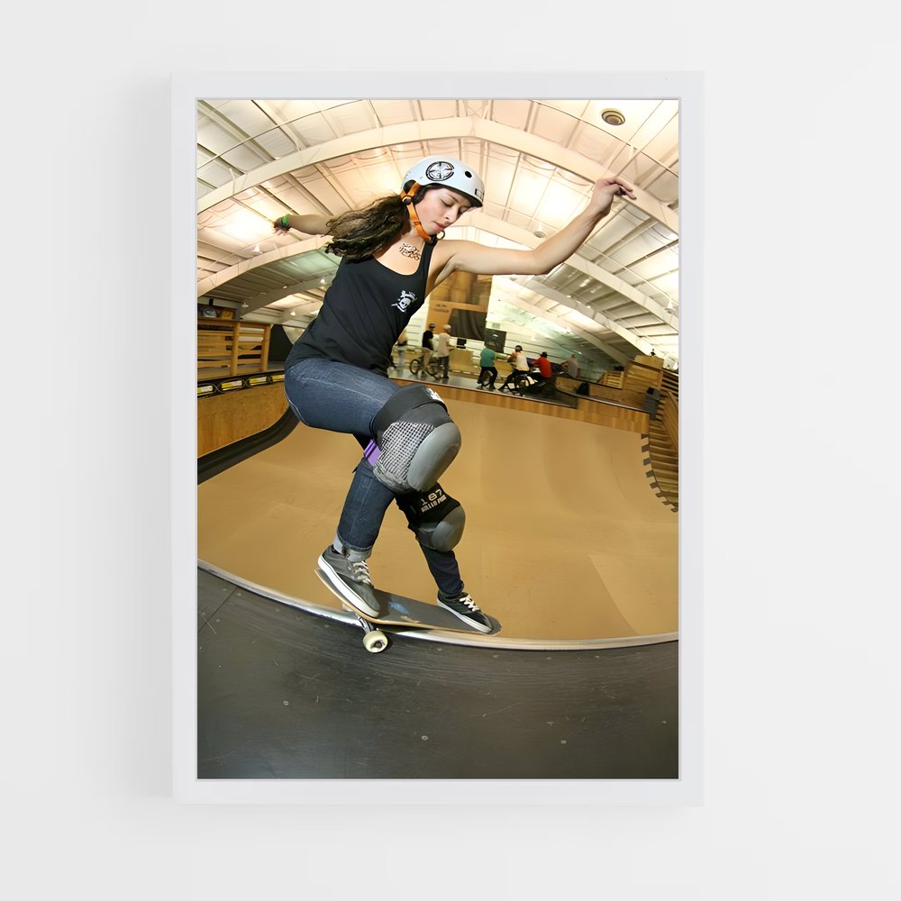Poster Lizzie de armanto – affiche Skateboard (vue 3)